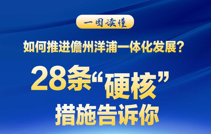 如何推進儋州洋浦一體化發(fā)展？28條“硬核”措施告訴你！