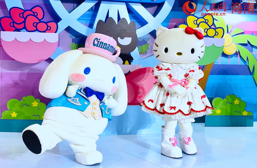 HelloKitty亮相消博會。李浩蓉攝