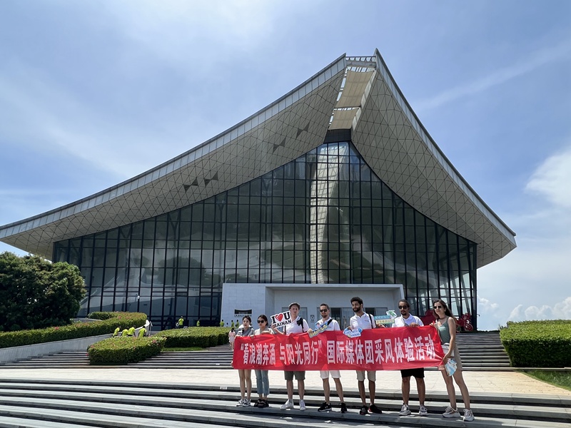 深讀團打卡南海博物館。人民網記者李學山攝