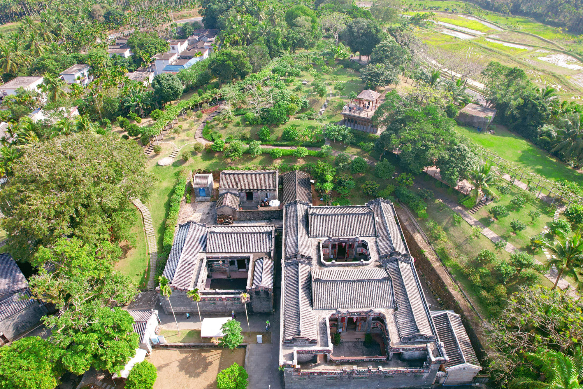 瓊海留客村蔡家大院。