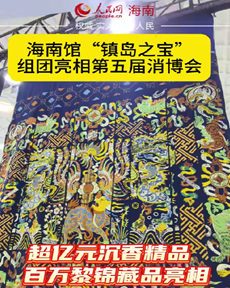 海南館“鎮(zhèn)島之寶”組團(tuán)亮相