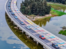 新能源汽車眾測環(huán)島賽收官