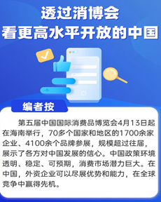 透過消博會看更高水平開放的中國