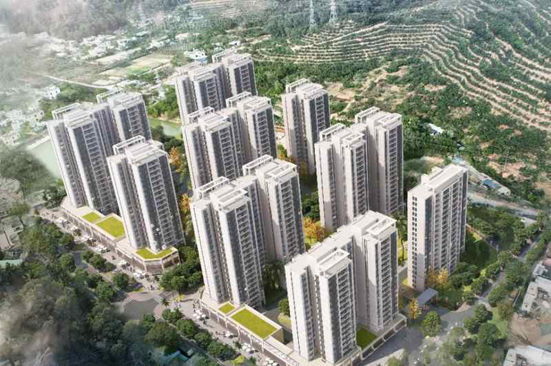 三亞市吉陽區海羅安置區（一期）項目效果圖。三亞城運集團供圖