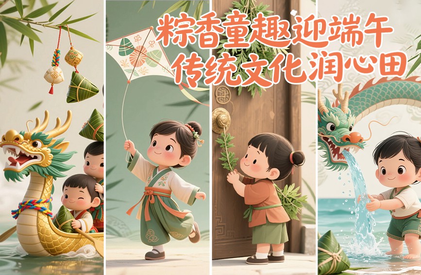 AI繪海南丨童趣“粽”香迎端午 傳統文化潤心田
