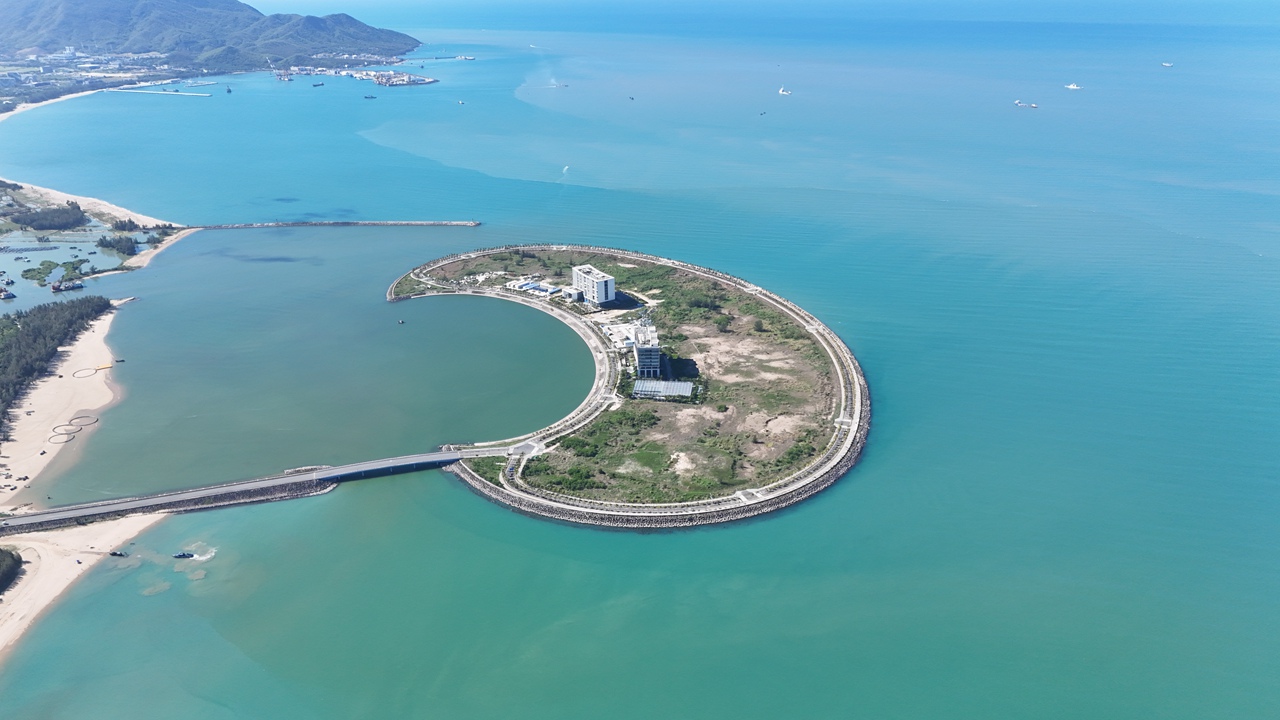 行進中國｜海南有個“月亮島”